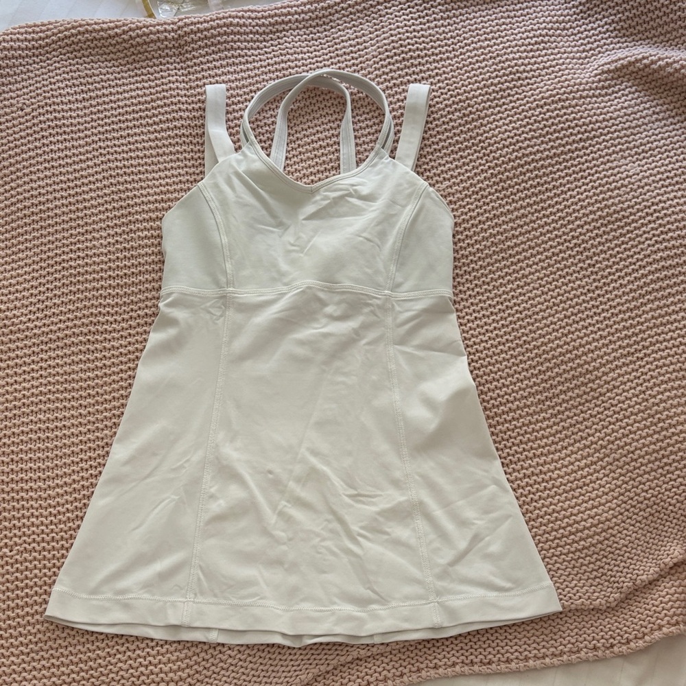 White Lululemon top